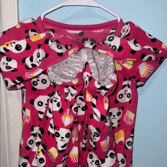 Carter's Pink Panda and Cupcake Footie - Picture 6 of 11
